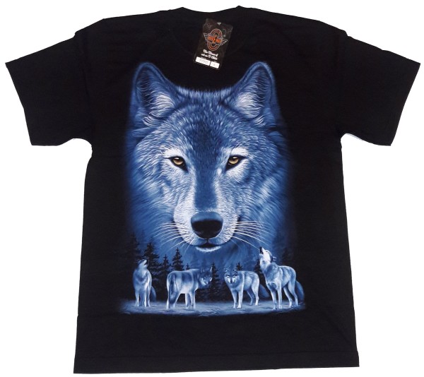 Wolfskopf mit Rudel - 4446