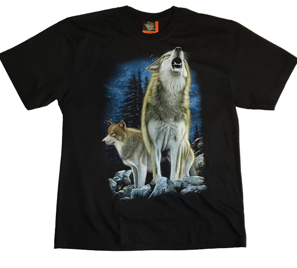 Heulender Wolf - 2 Wölfe
