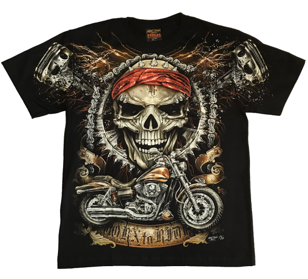 Totenkopf mit Bike - Dead Rider