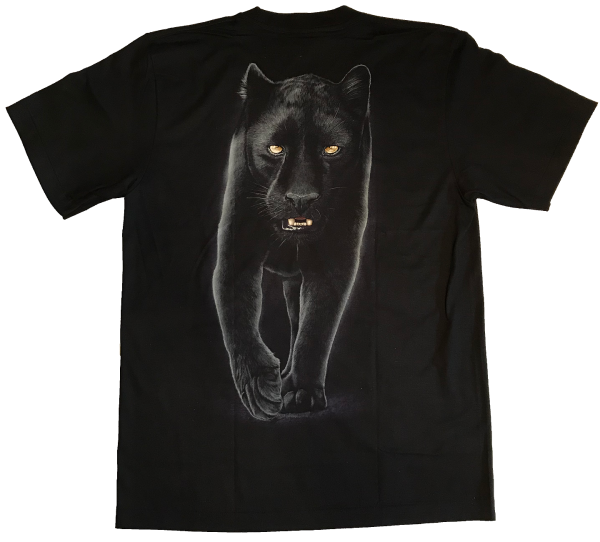 Im Dunkeln leuchtender schwarzer Puma - Glow in the Dark black Cougar