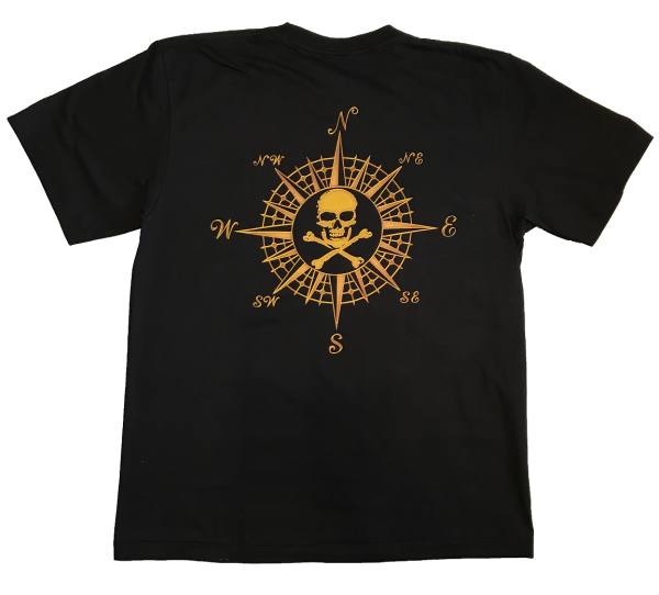 Piraten Totenkopf Kompass
